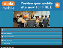Tablet Screenshot of marshwhiteinc.com